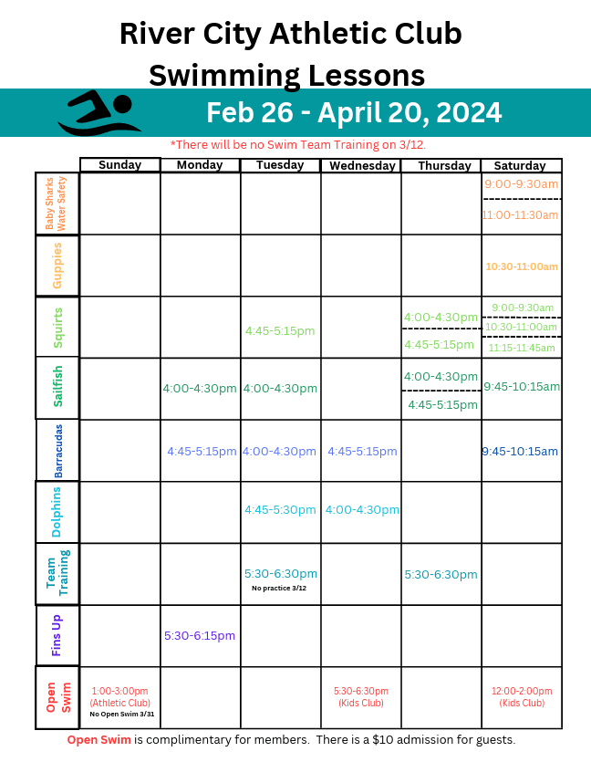 Swimming Lessons in Peoria, IL River City Swim School for Kids